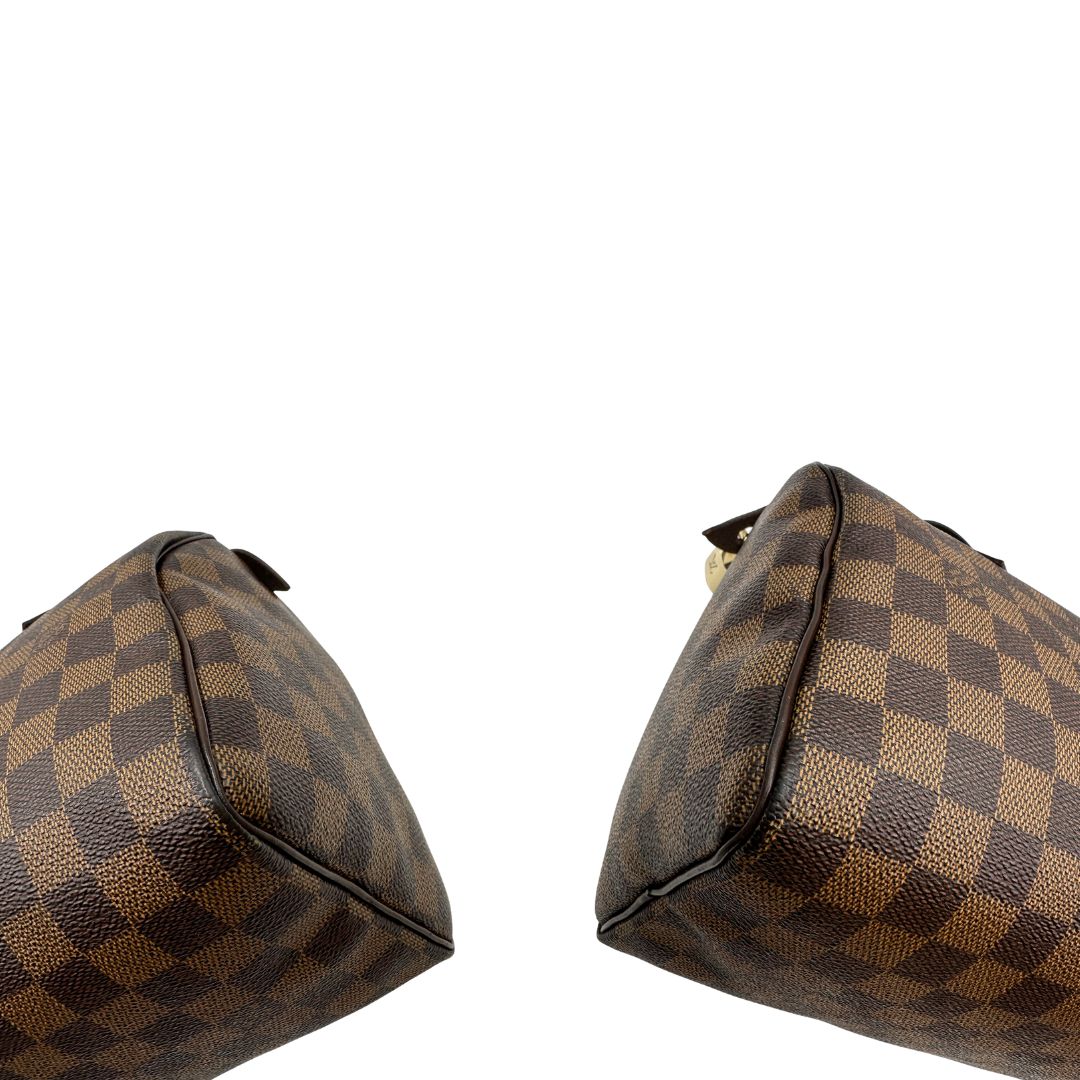 Speedy LV in canvas Damier Ébène nella misura 25.