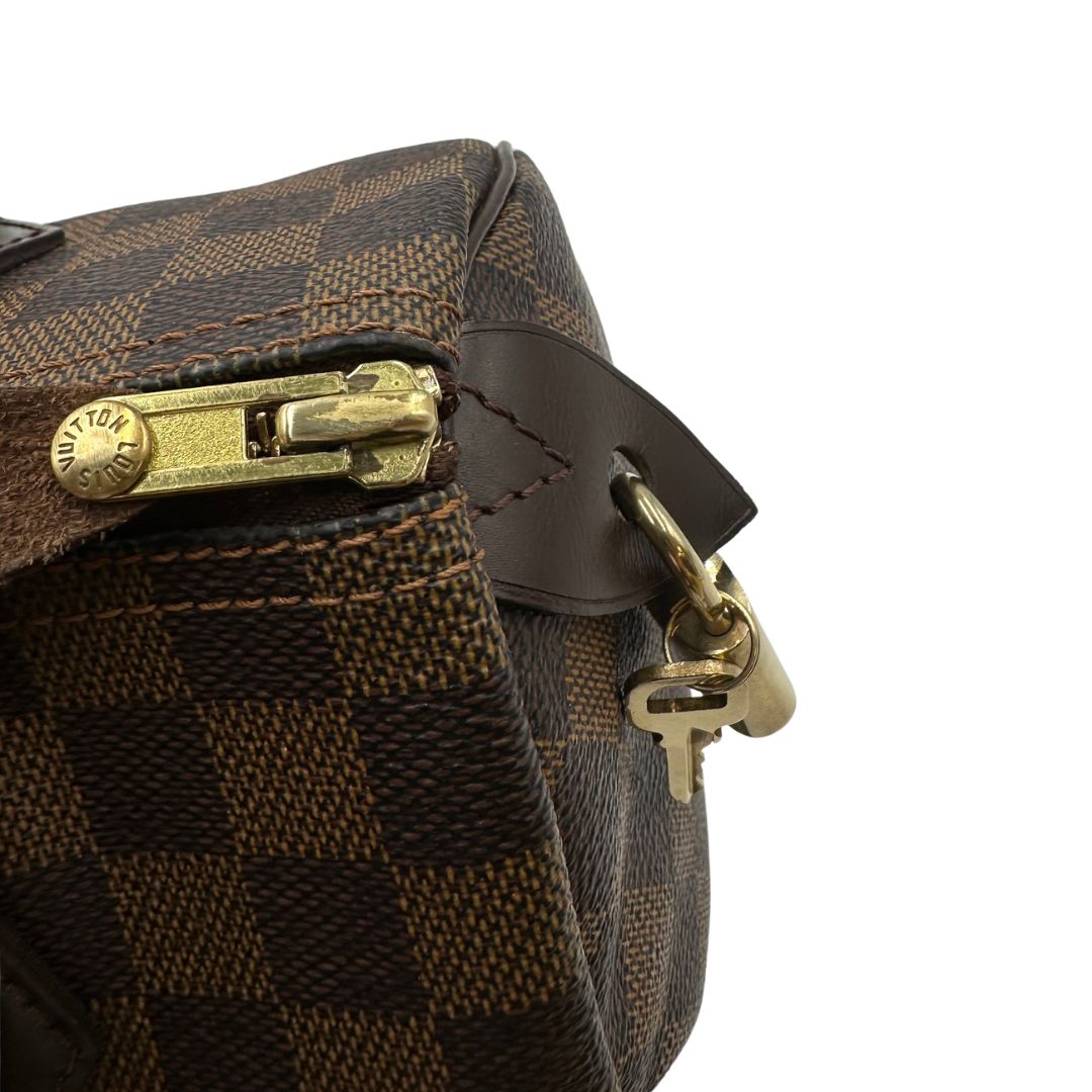 Speedy LV in canvas Damier Ébène nella misura 25.