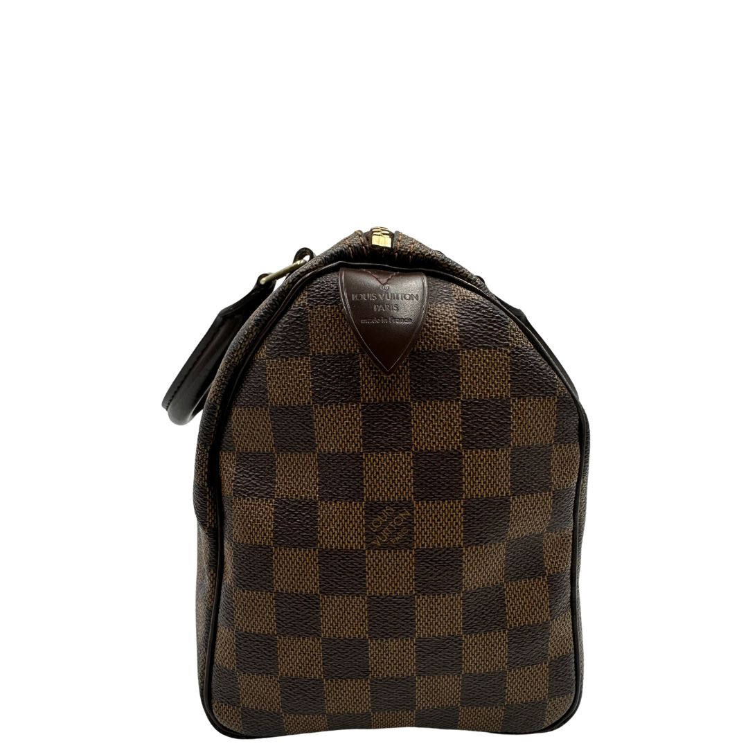 Speedy LV in canvas Damier Ébène nella misura 25.