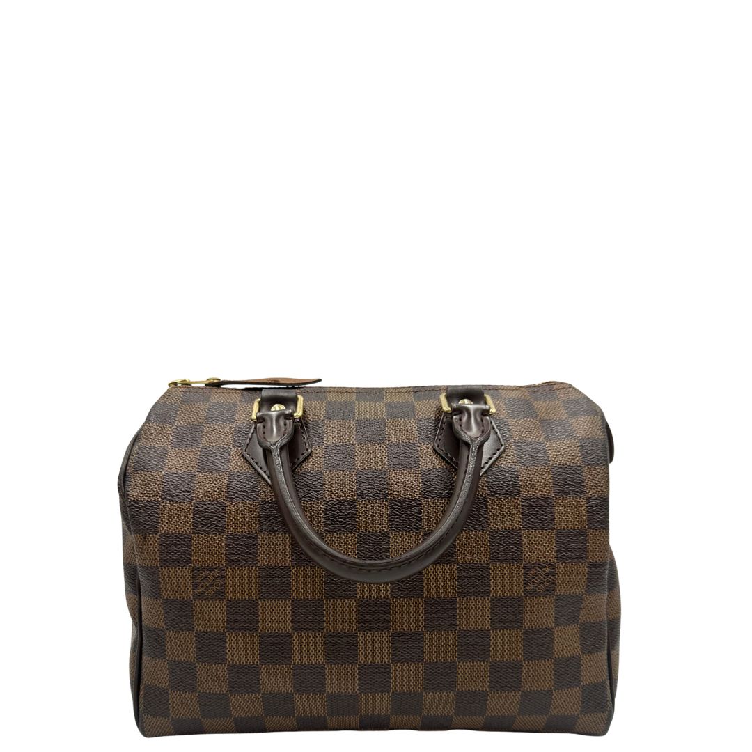 Speedy LV in canvas Damier Ébène nella misura 25.