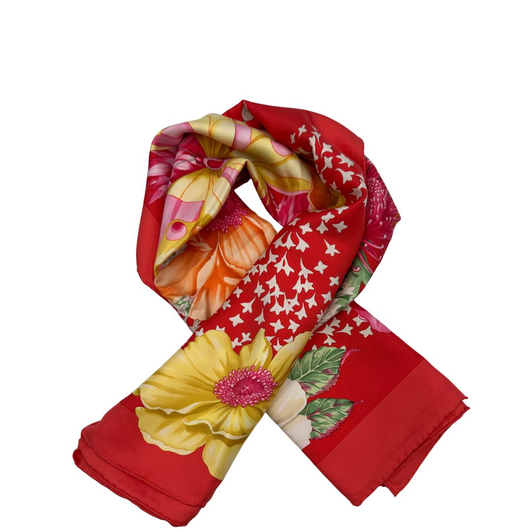 Foulard Salvatore Ferragamo floreale