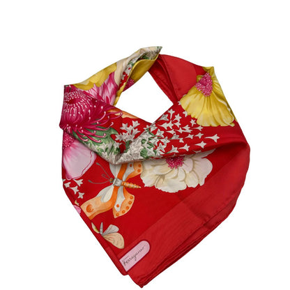 Foulard Salvatore Ferragamo floreale