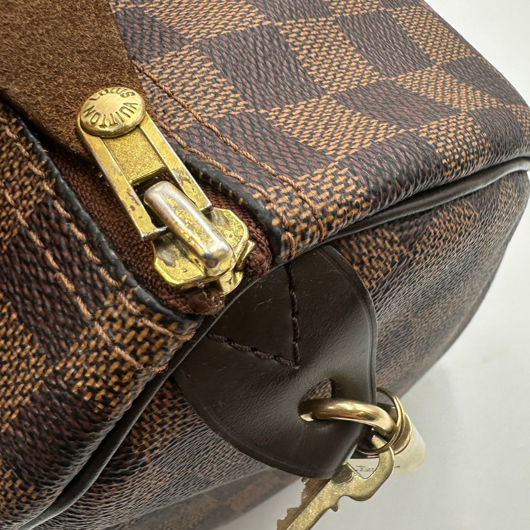 Speedy LV in canvas Damier Ébène nella misura 30, di lusso, originale, ottime condizioni