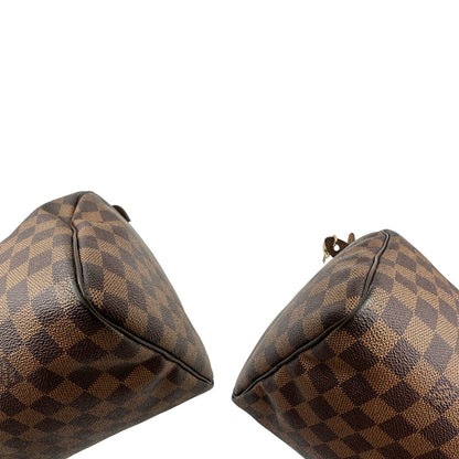 angoli Speedy LV in canvas Damier Ébène nella misura 30, di lusso, originale, ottime condizioni 
