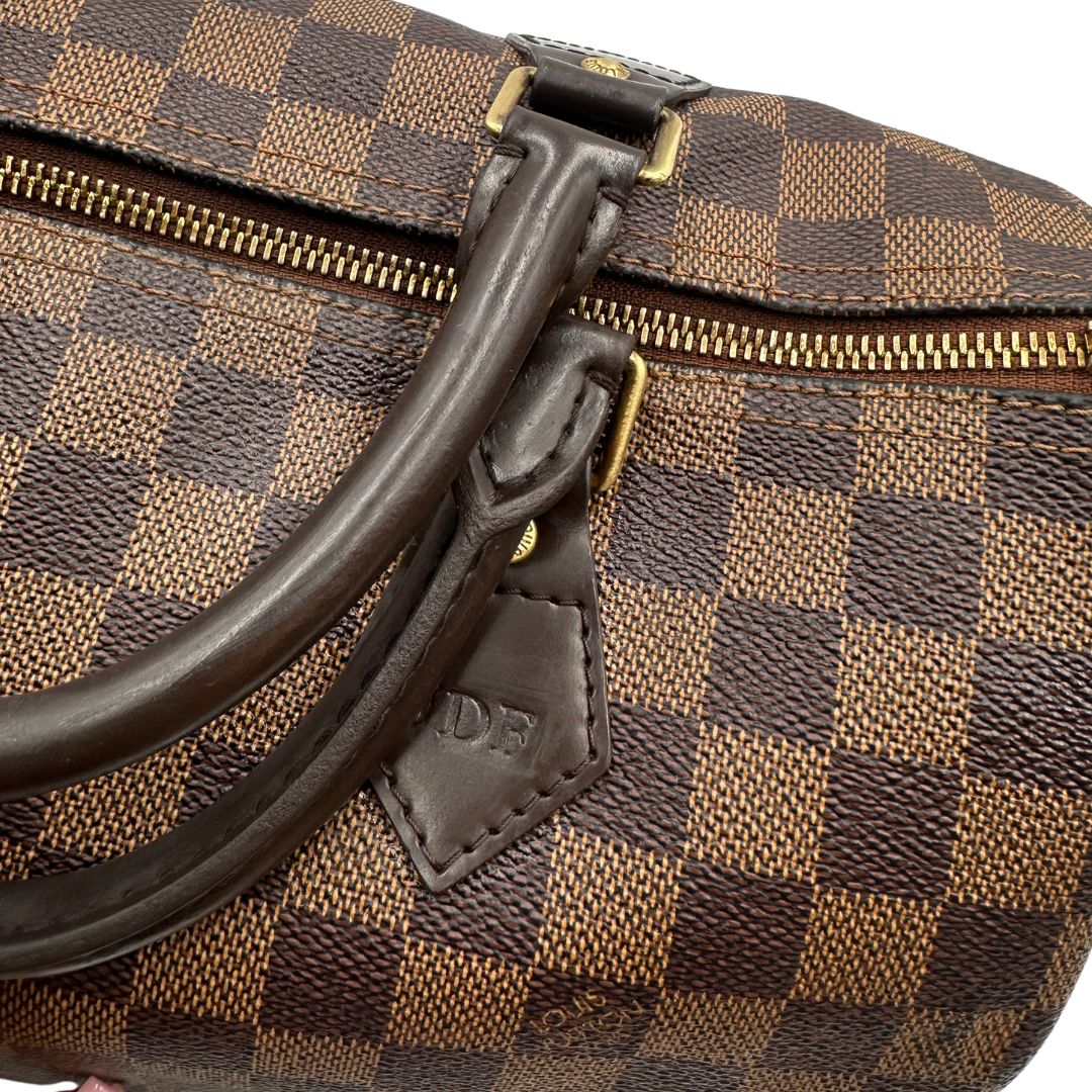 Speedy LV in canvas Damier Ébène nella misura 30, di lusso, originale, ottime condizioni