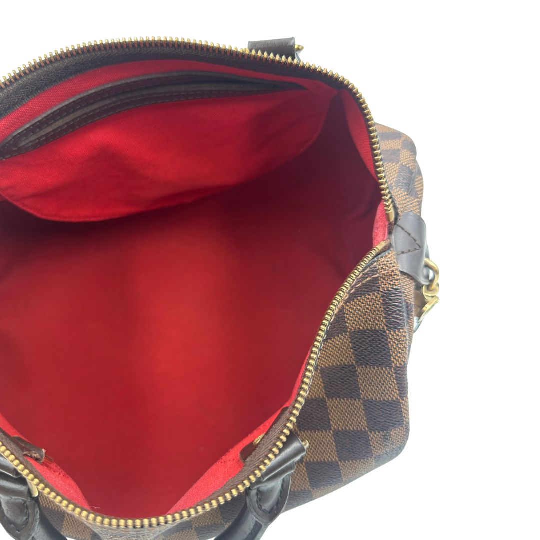 interno Speedy LV in canvas Damier Ébène nella misura 30, di lusso, originale, ottime condizioni 