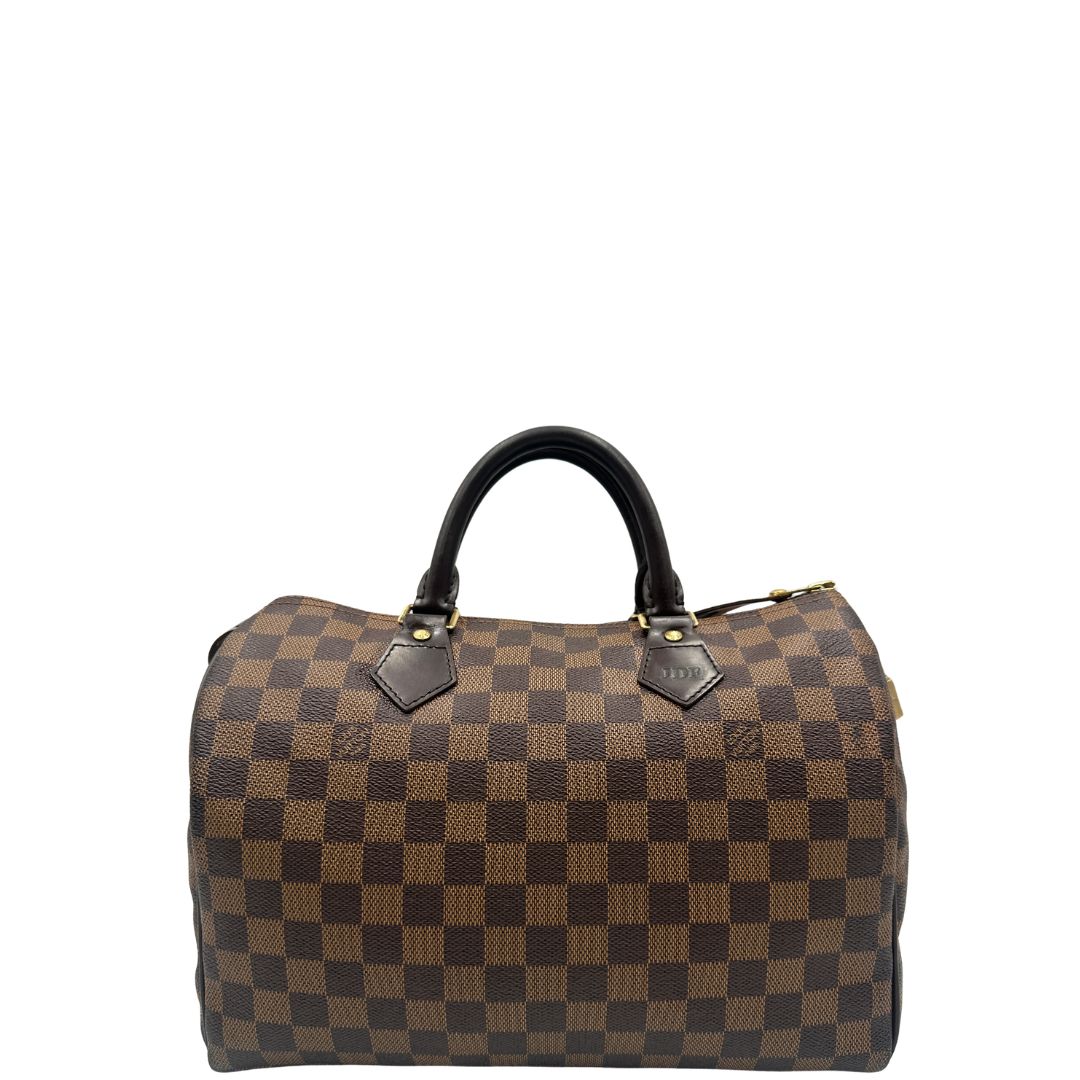 front Speedy LV in canvas Damier Ébène nella misura 30, di lusso, originale, ottime condizioni