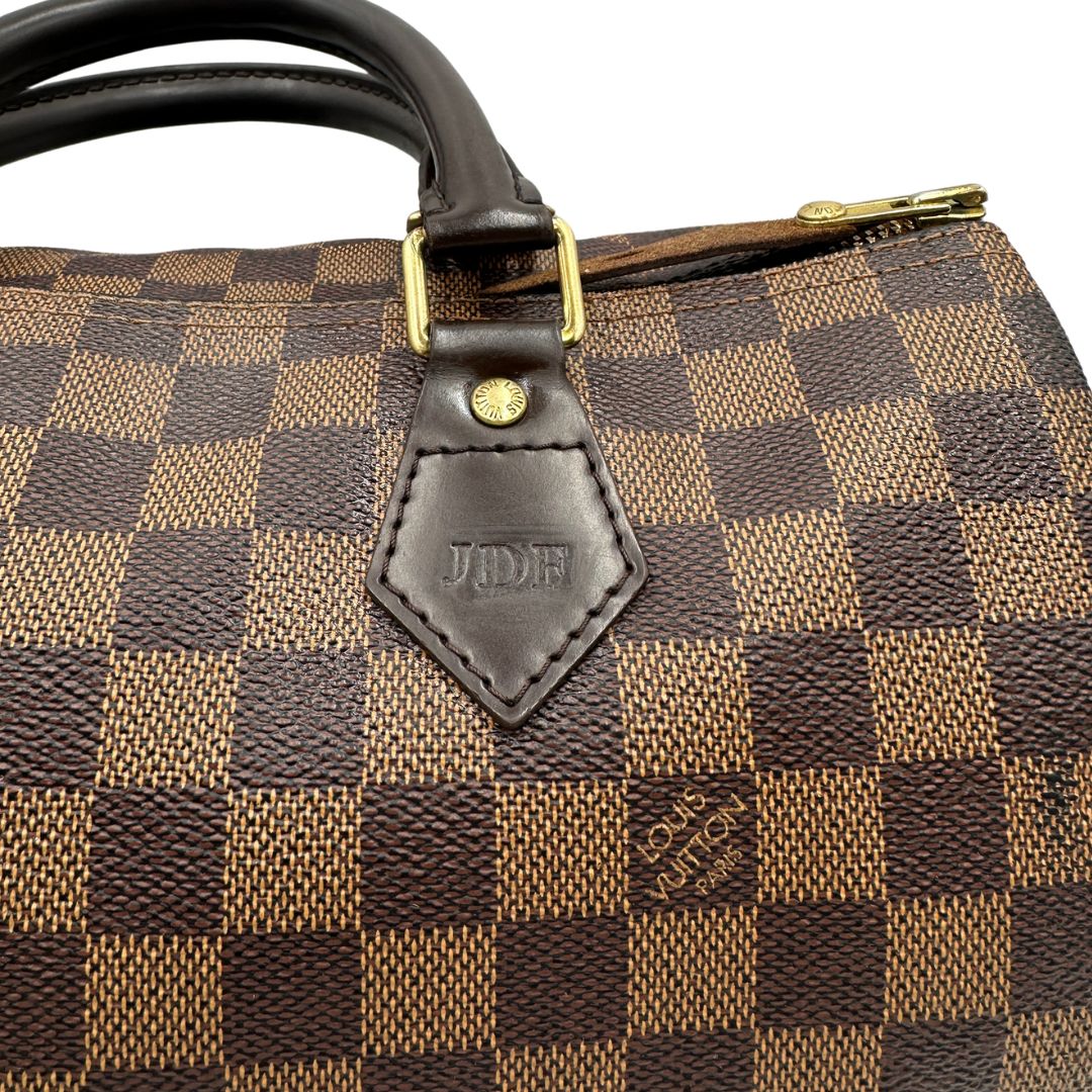 Speedy LV in canvas Damier Ébène nella misura 30, di lusso, originale, ottime condizioni