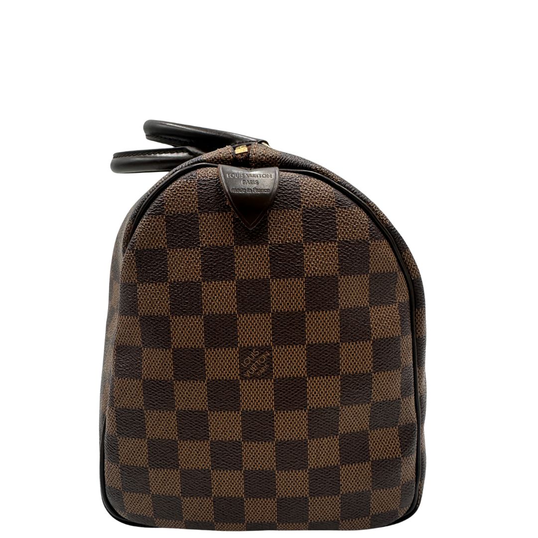 lato Speedy LV in canvas Damier Ébène nella misura 30, di lusso, originale, ottime condizioni