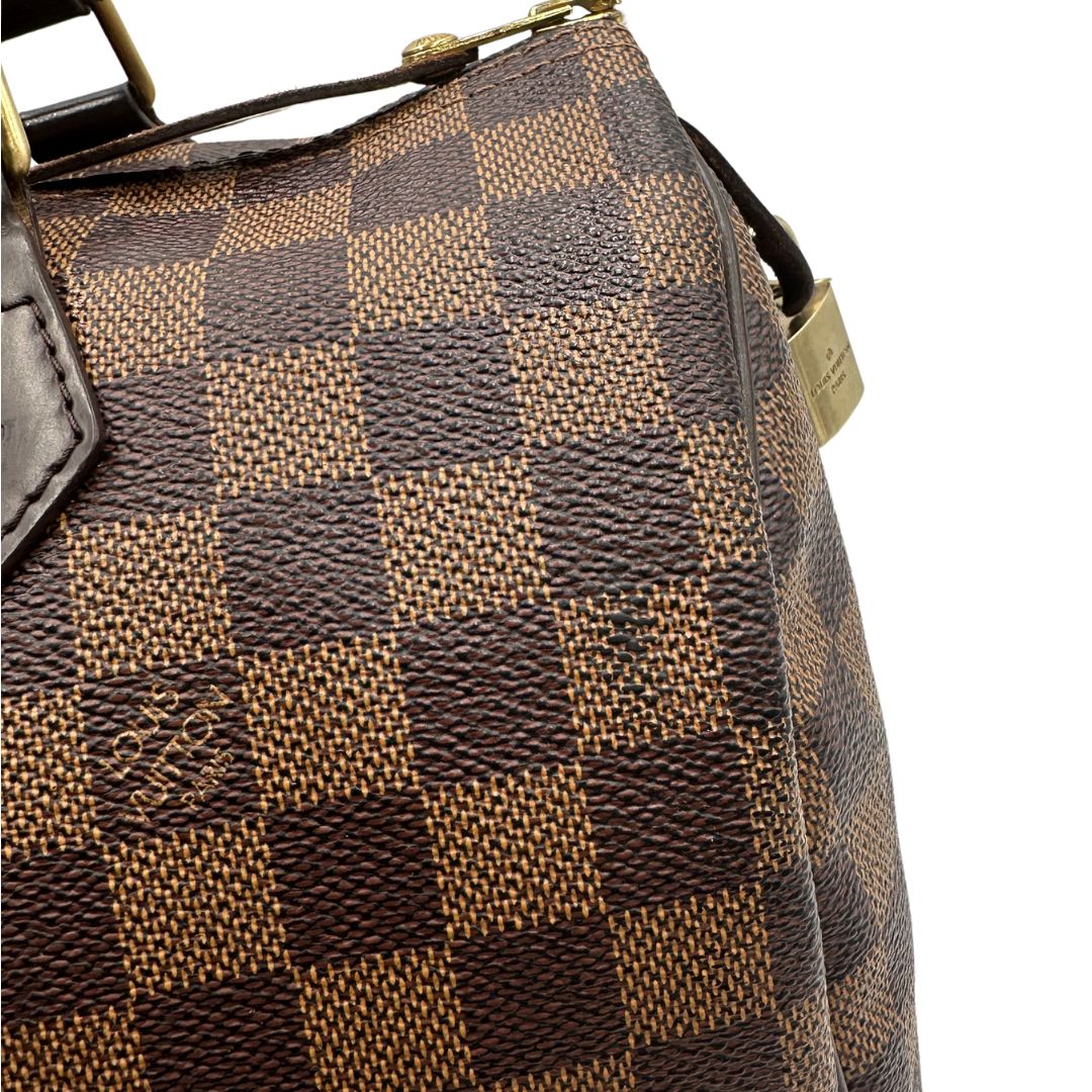 Speedy LV in canvas Damier Ébène nella misura 30, di lusso, originale, ottime condizioni