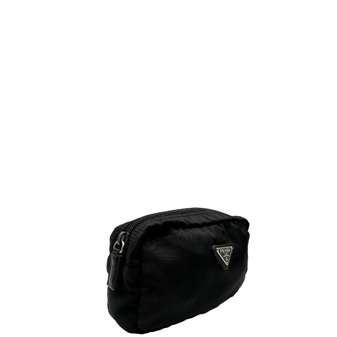 Pouch Prada nylon nera