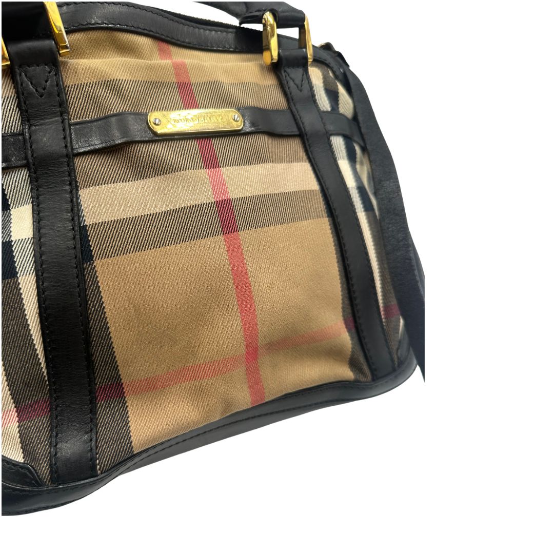 Satchel Burberry tartan