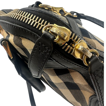Satchel Burberry tartan