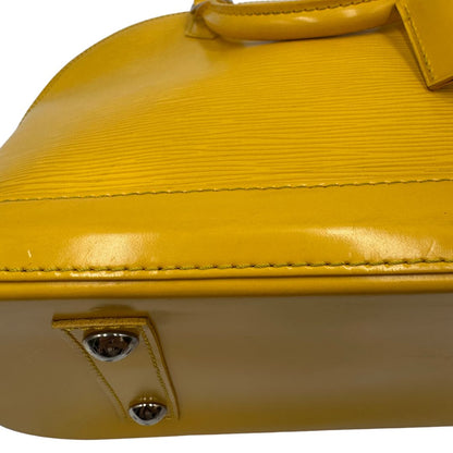 Louis Vuitton Alma in pelle epi gialla nella versione PM, di lusso, originale, ottime condizioni, usata
