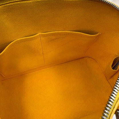interno Louis Vuitton Alma in pelle epi gialla nella versione PM, di lusso, originale, ottime condizioni, usata