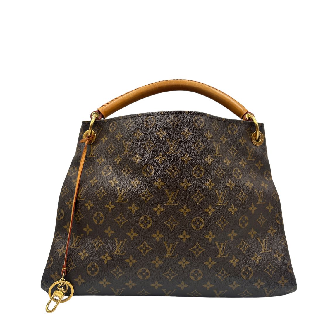 front  Borsa LV Artsy in canvas monogram, indossabile a spalla o da portare a mano 