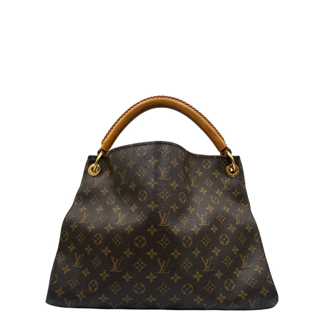 retro  Borsa LV Artsy in canvas monogram, indossabile a spalla o da portare a mano 