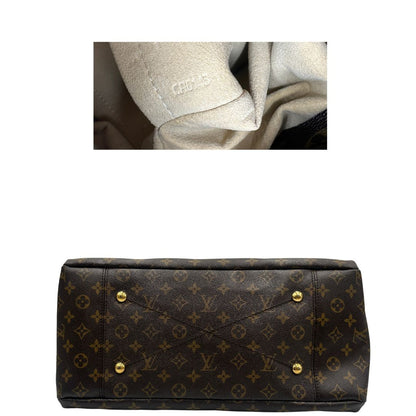 base   Borsa LV Artsy in canvas monogram, indossabile a spalla o da portare a mano