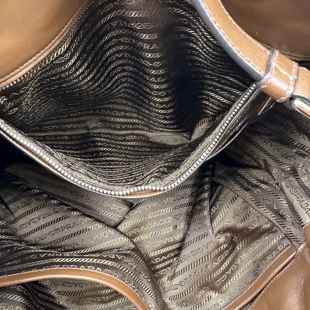 Tote Prada marrone