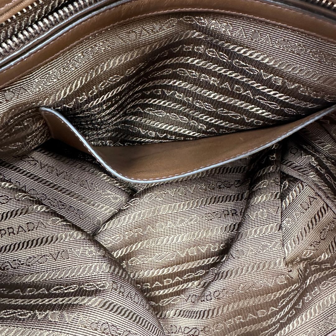 Tote Prada marrone