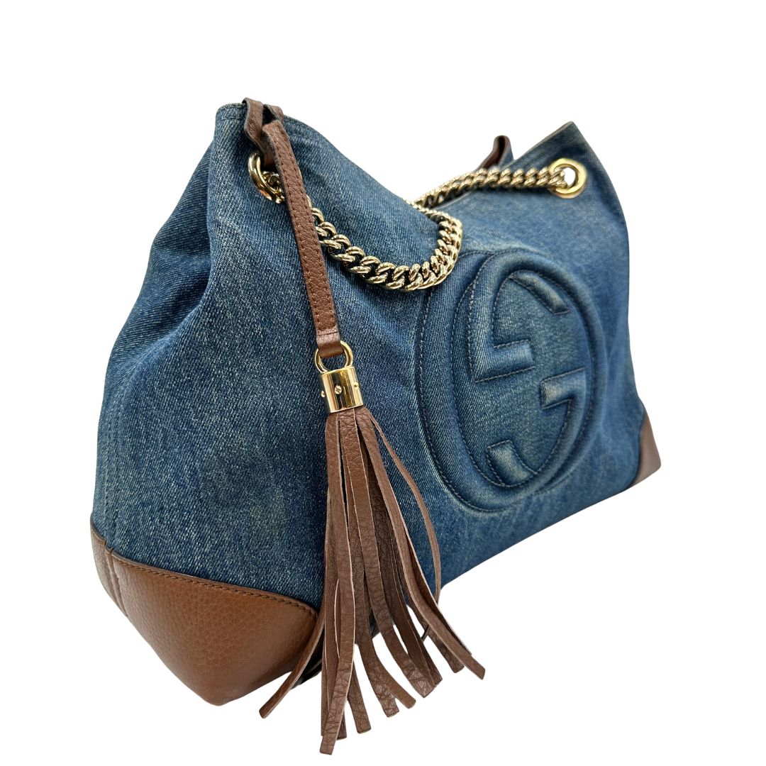 Borsa Gucci Soho denim