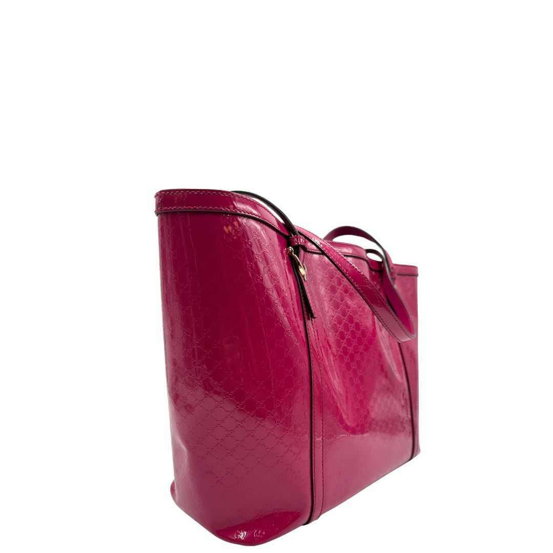 Tote Gucci microguccissima vernis