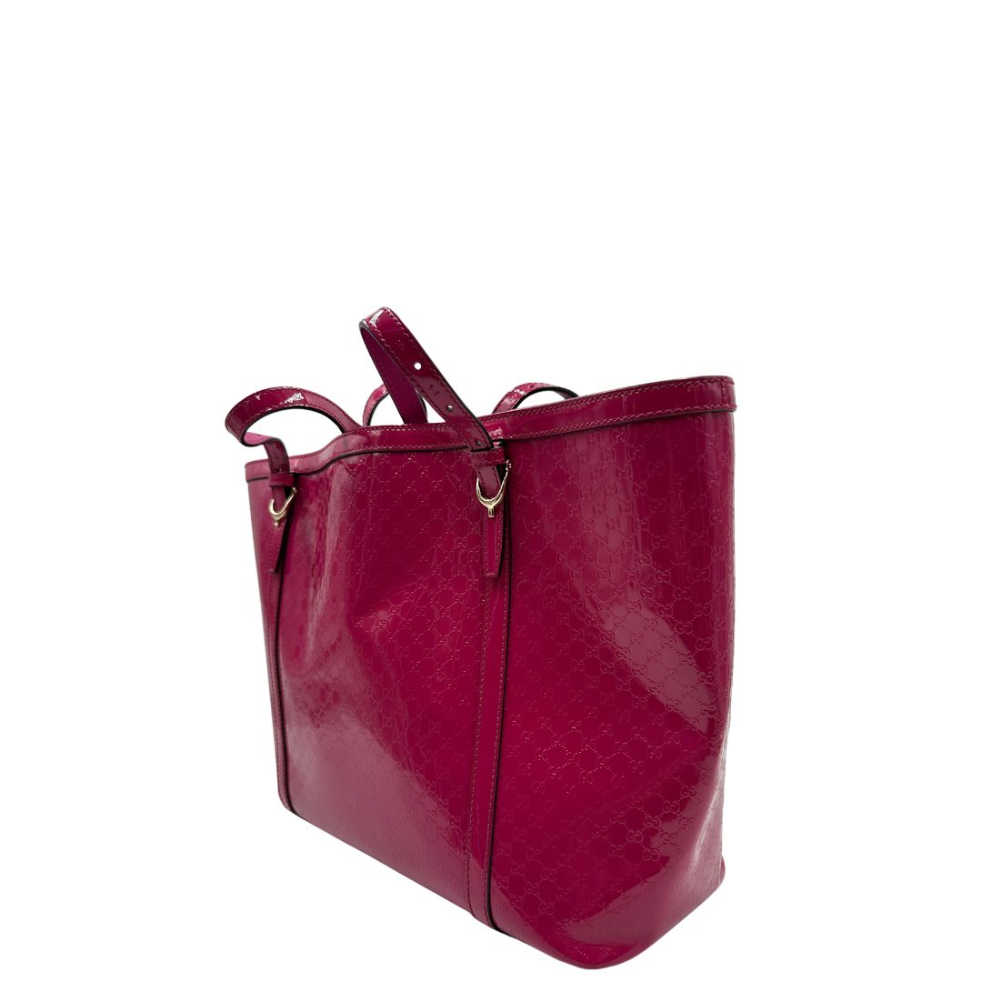 Tote Gucci microguccissima vernis