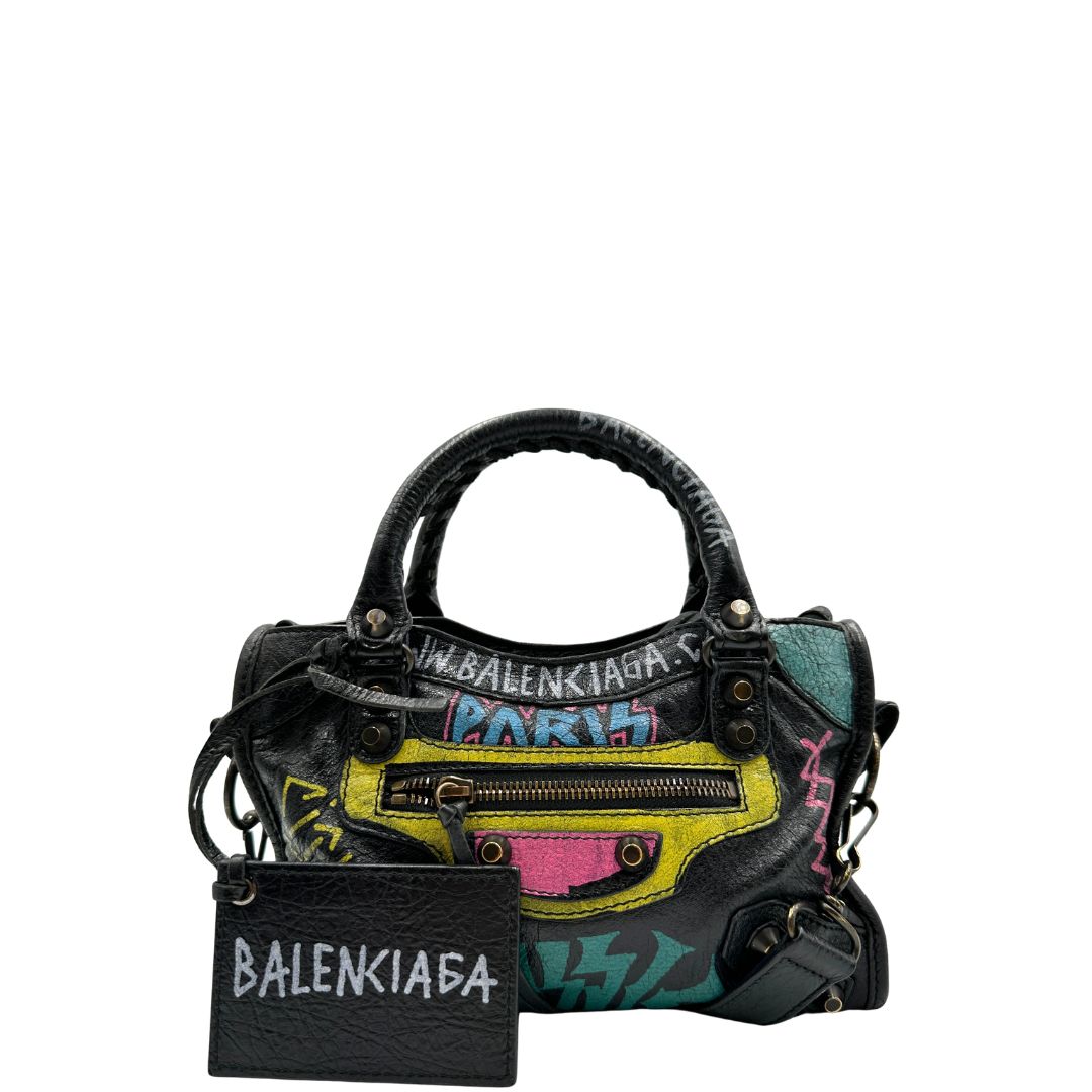 Borsa Balenciaga City Graffiti