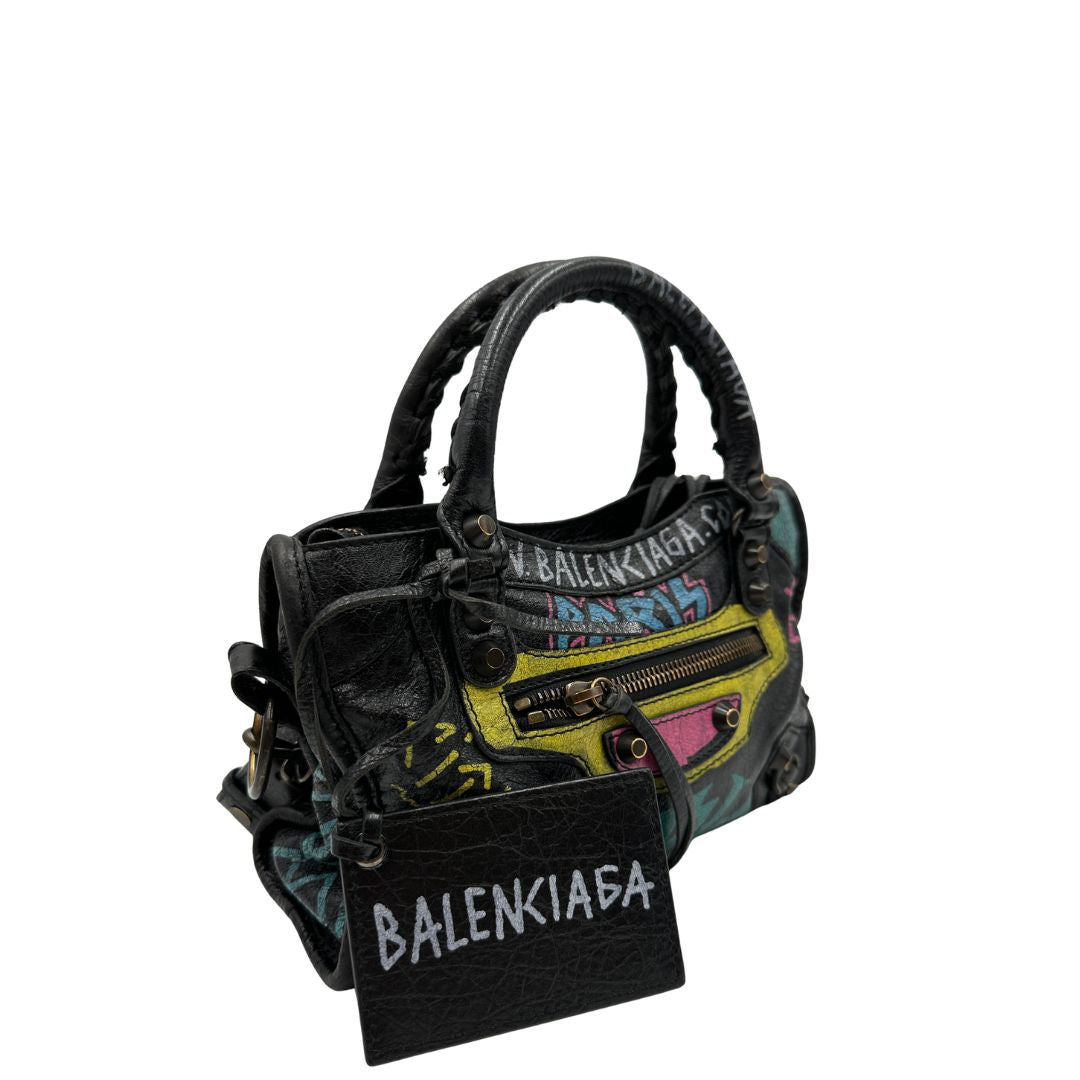 Borsa Balenciaga City Graffiti