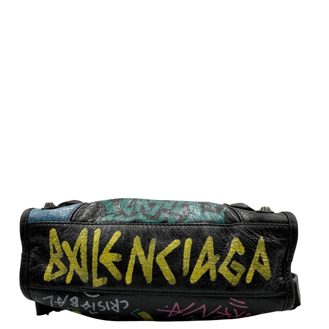Borsa Balenciaga City Graffiti