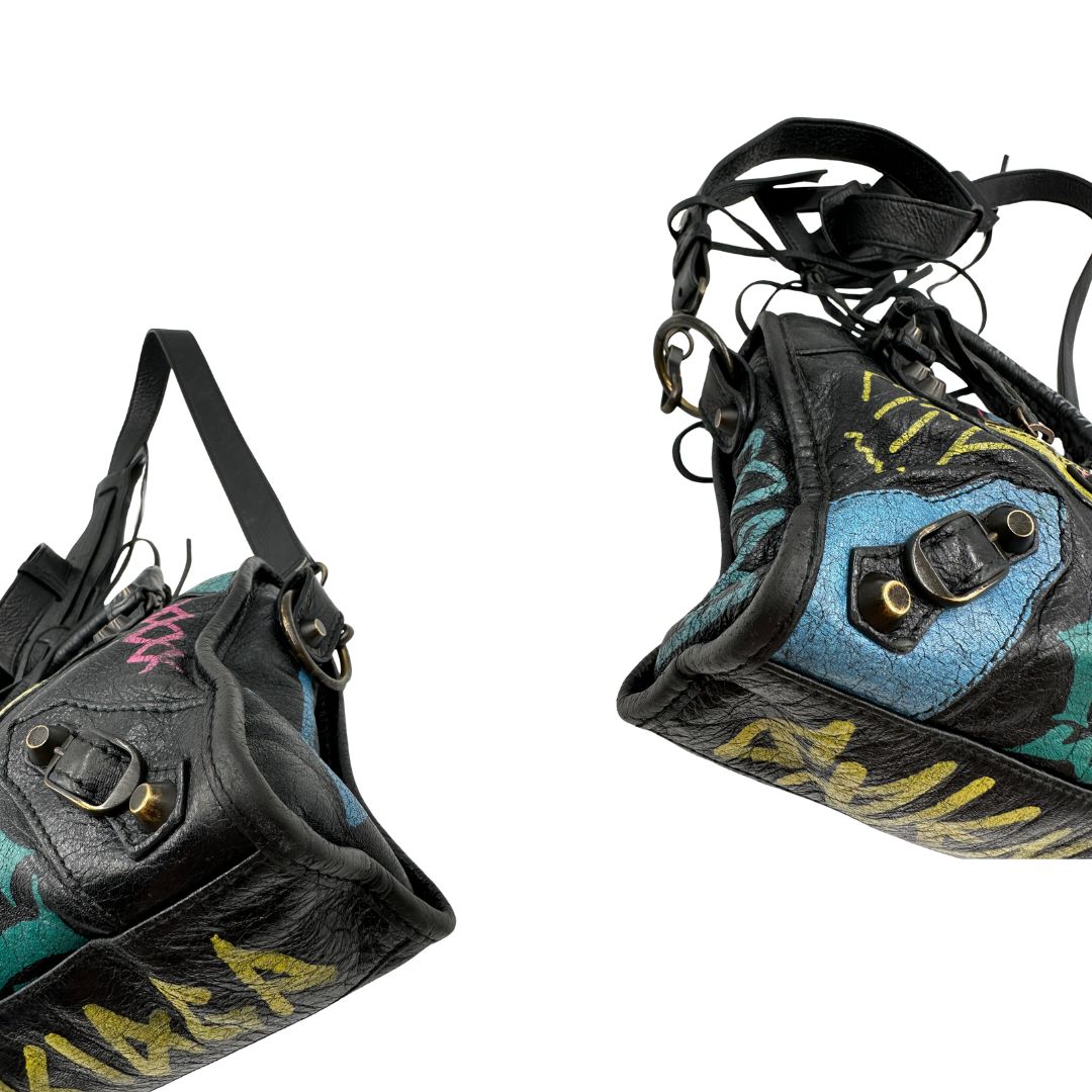 Borsa Balenciaga City Graffiti