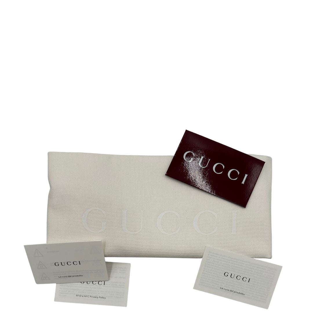 dustbag Borsa Gucci in pelle bordeaux con iconica doppia G sul front, di lusso, eccellenti condizioni, usata 