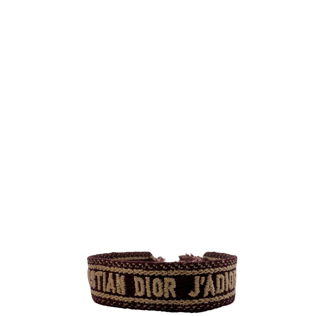 Bracciale Christian Dior bordeaux