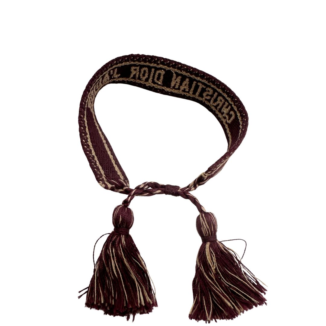 Bracciale Christian Dior bordeaux