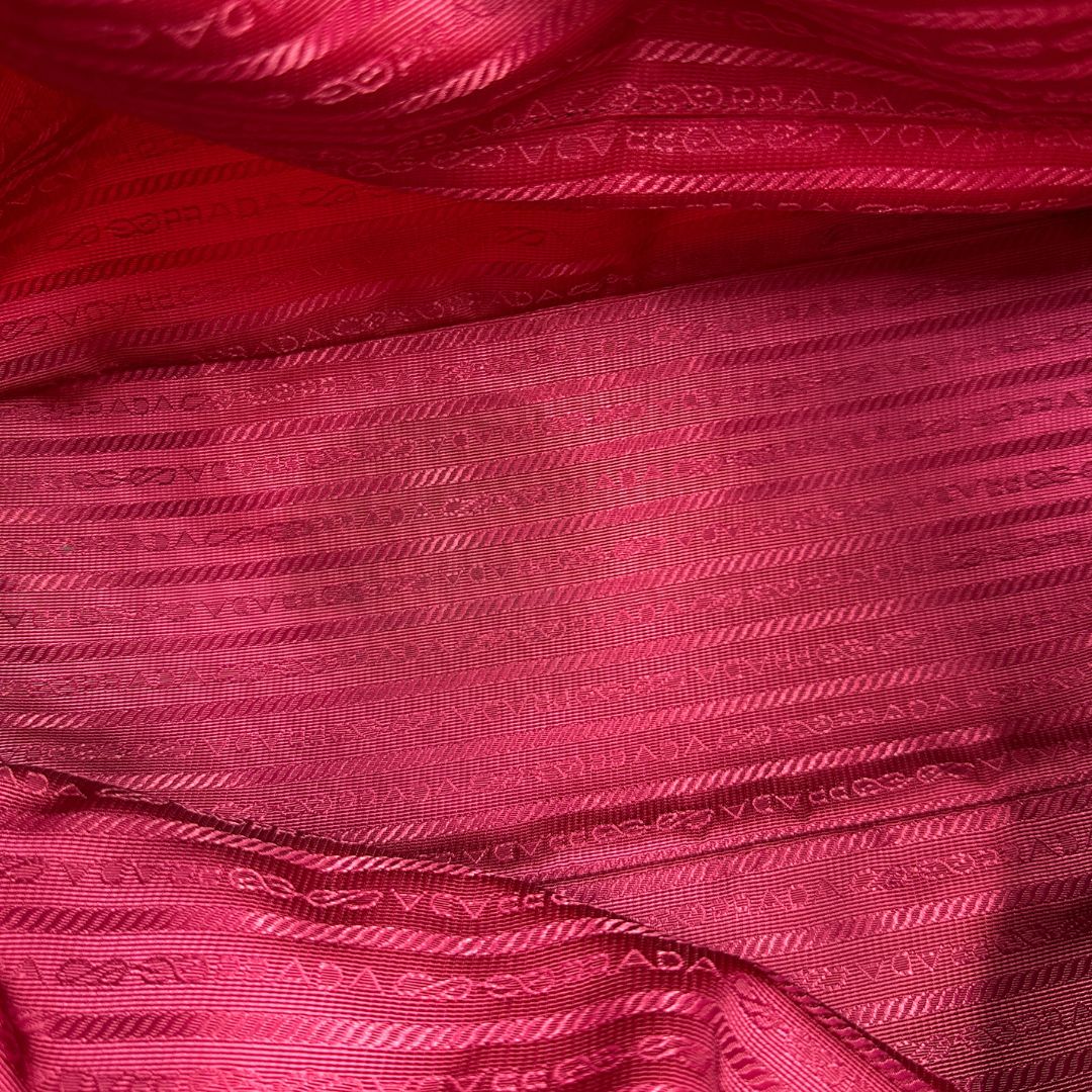 Shopper Prada nylon fucsia