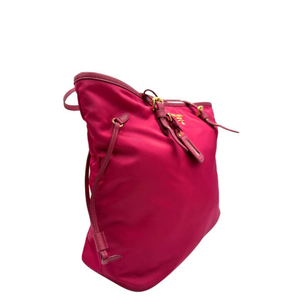 Shopper Prada nylon fucsia