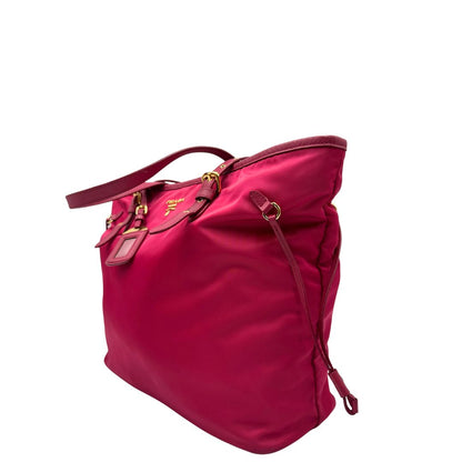 Shopper Prada nylon fucsia