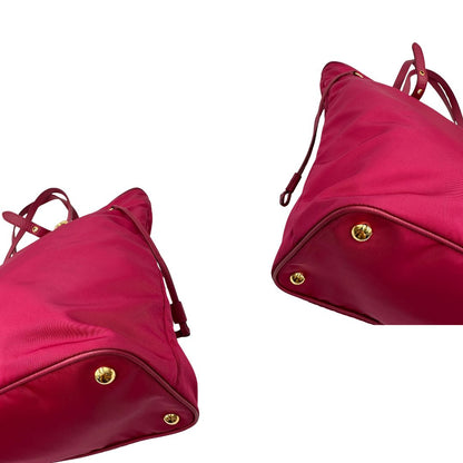 Shopper Prada nylon fucsia
