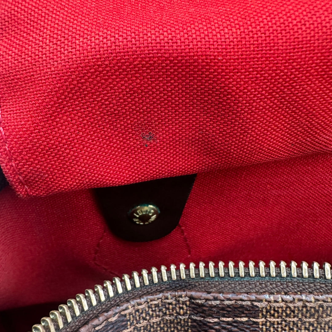 interno Speedy LV in canvas Damier Ébène nella misura 30 