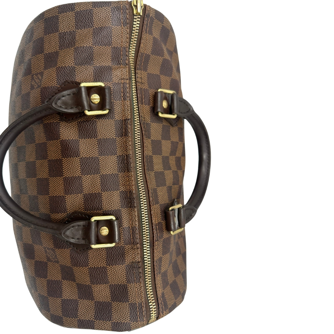 Speedy LV in canvas Damier Ébène nella misura 30