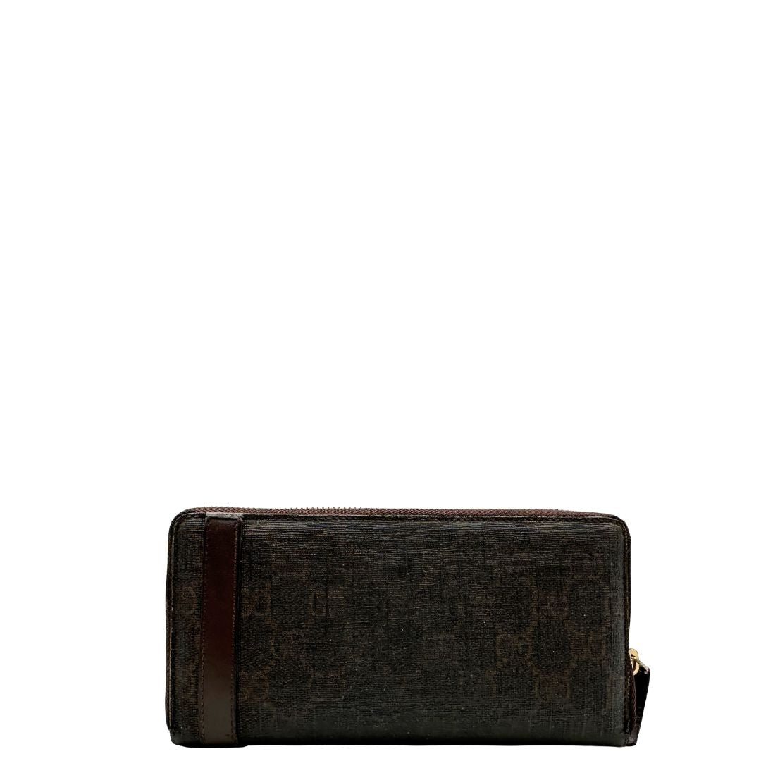 Portafoglio Gucci GG marrone