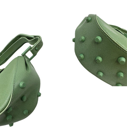 Borsa a spalla Fendi verde