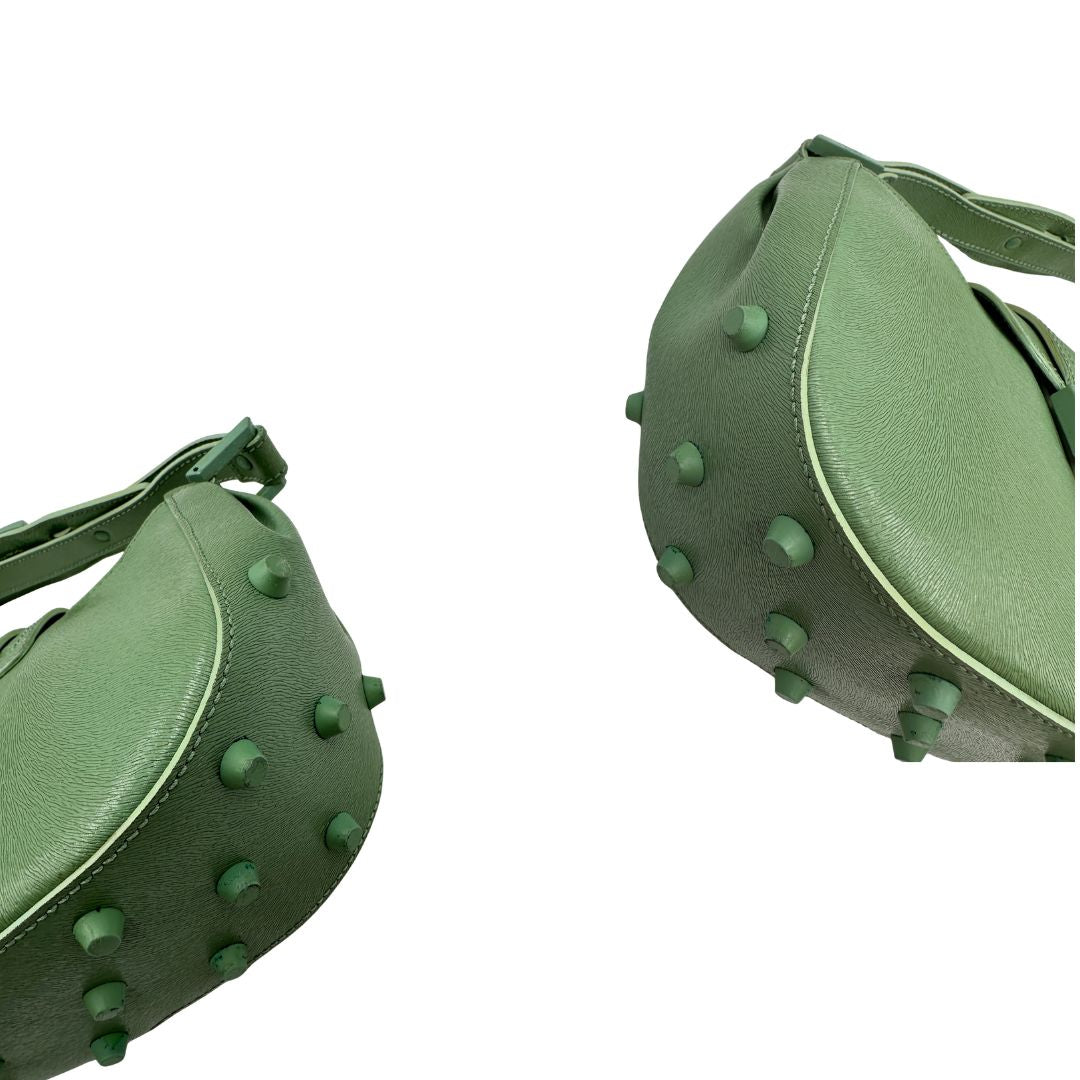 Borsa a spalla Fendi verde