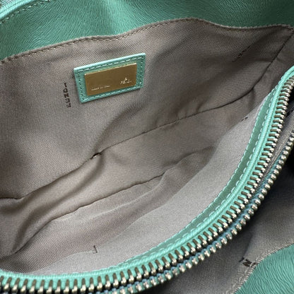 Borsa a spalla Fendi verde