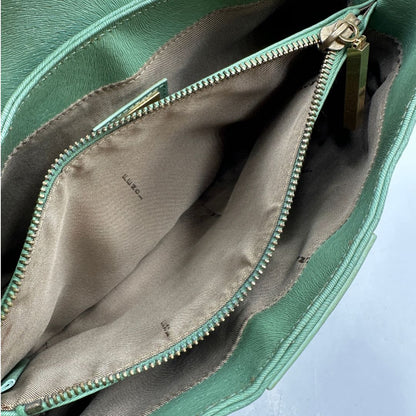 Borsa a spalla Fendi verde