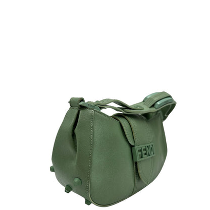 Borsa a spalla Fendi verde