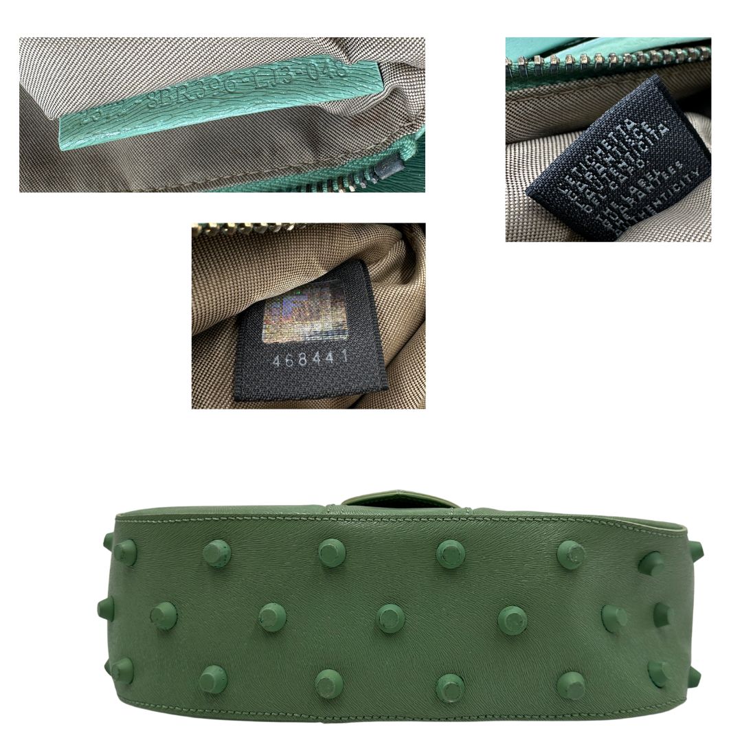 Borsa a spalla Fendi verde