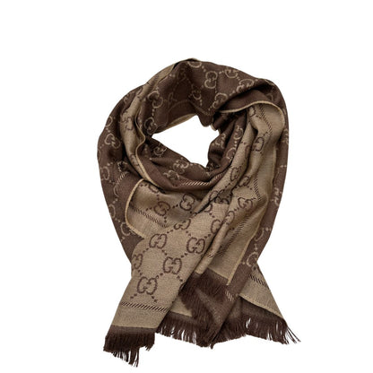 Sciarpa Gucci GG marrone