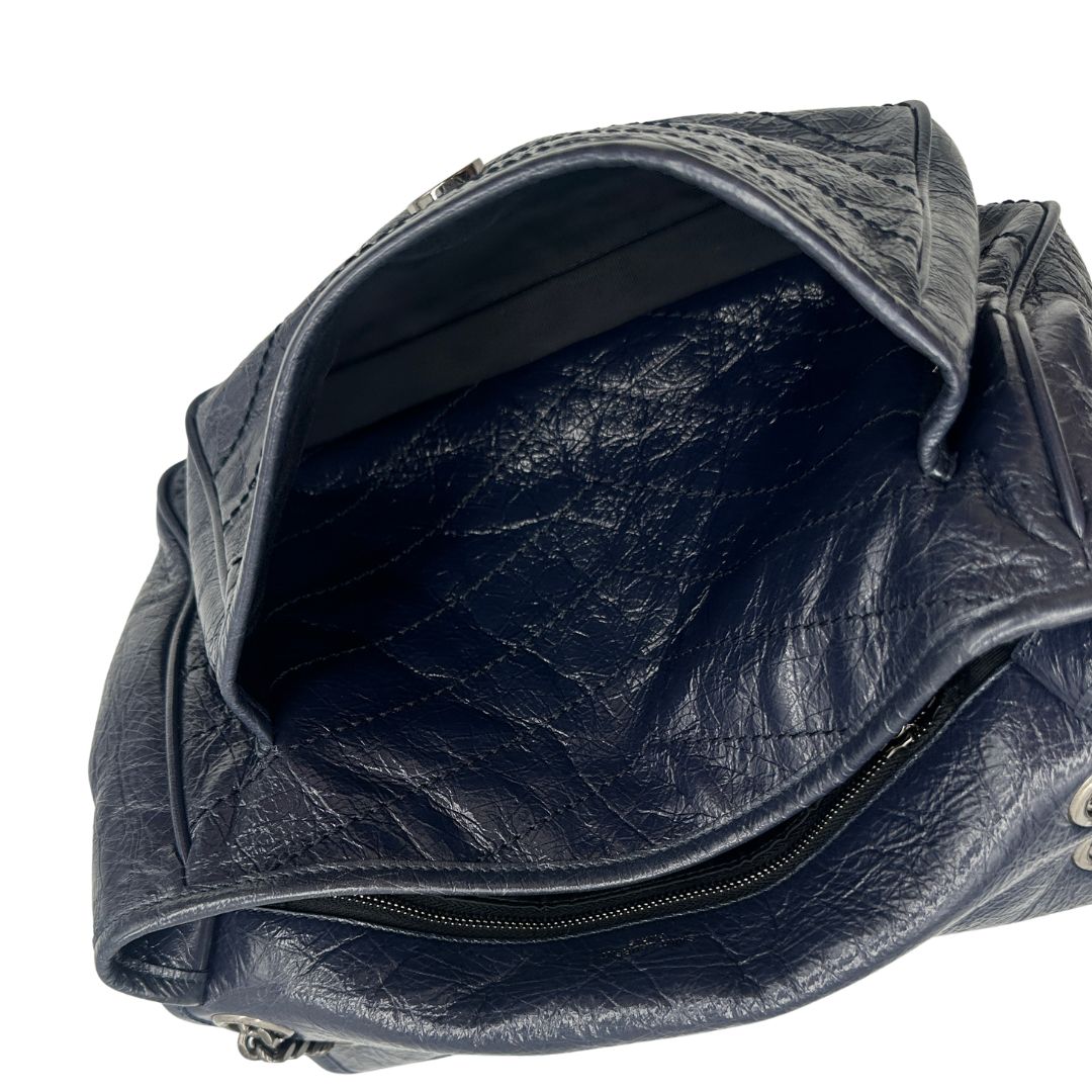 Borsa Niki Saint Laurent blu