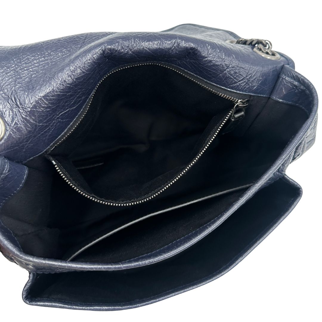 Borsa Niki Saint Laurent blu
